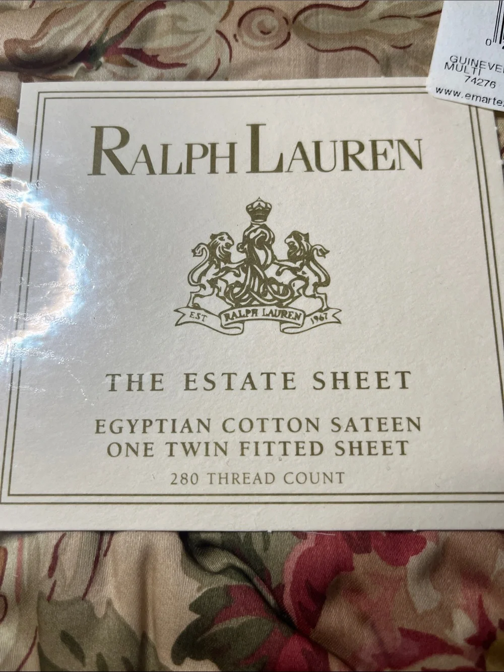 Ralph Lauren set Quenevere Egyptian cotton.sateen collectible BUNDLE 3pc